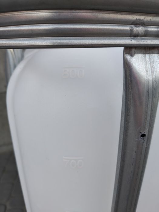 Zbiornik 800l paletopojemnik 800 na wodę deszczówkę mauser