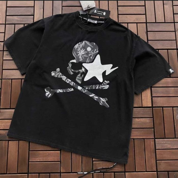 Футболка MASTERMIND & BAPE T-SHIRT/ бейп футболка