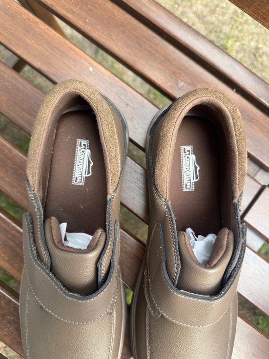 buty męskie brązowe