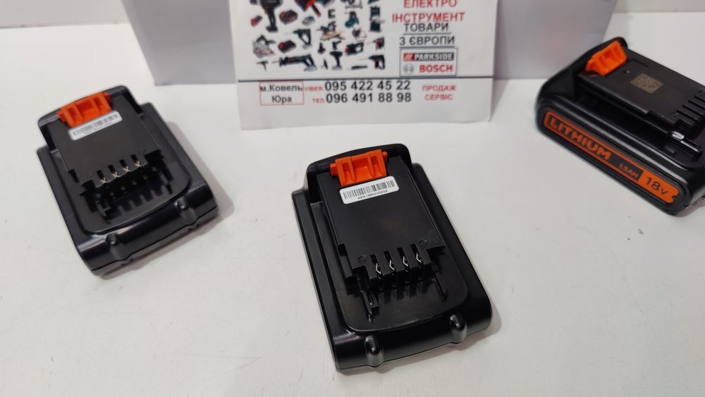 Оригінал акумулятор Black-Decker 18В 1.5А/BL 1518/батарея/аккумулятор