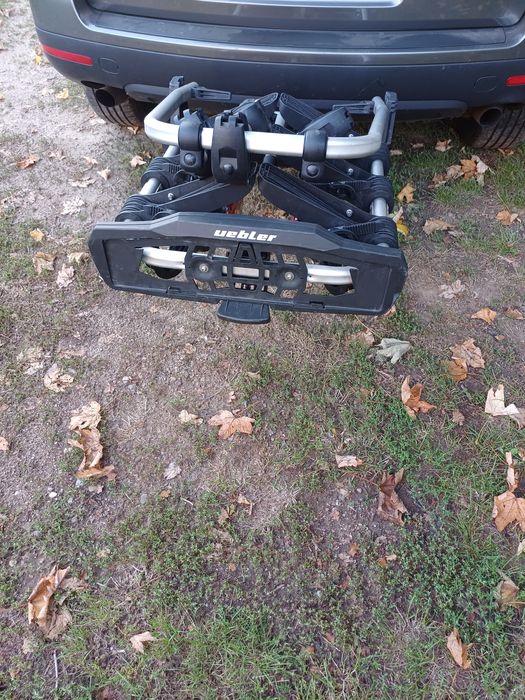 Bagażnik Uebler na trzy rowery elektryczne lub zwykłe