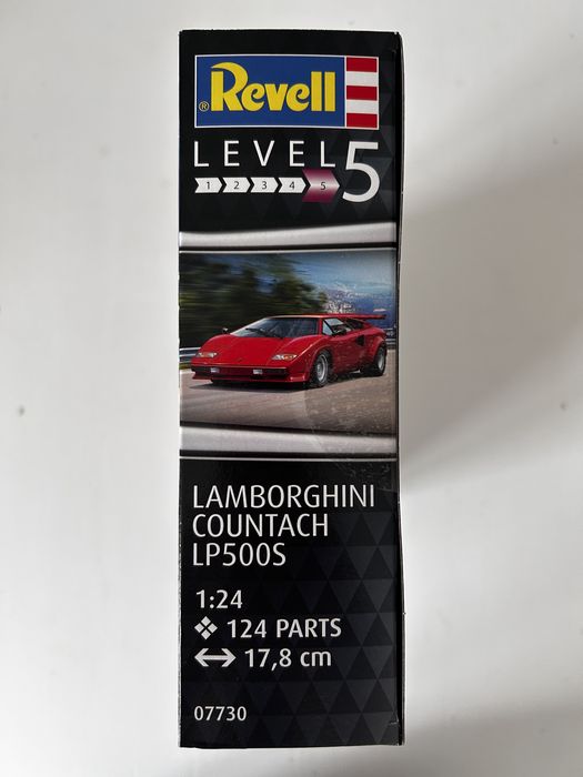 Samochód Lamborghini Countach LP500S model do sklejenia Revell 07730