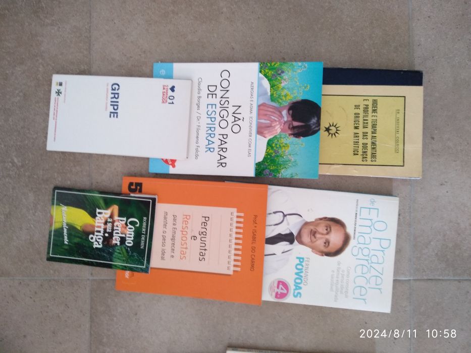 Livros sobre saúde e alimentação