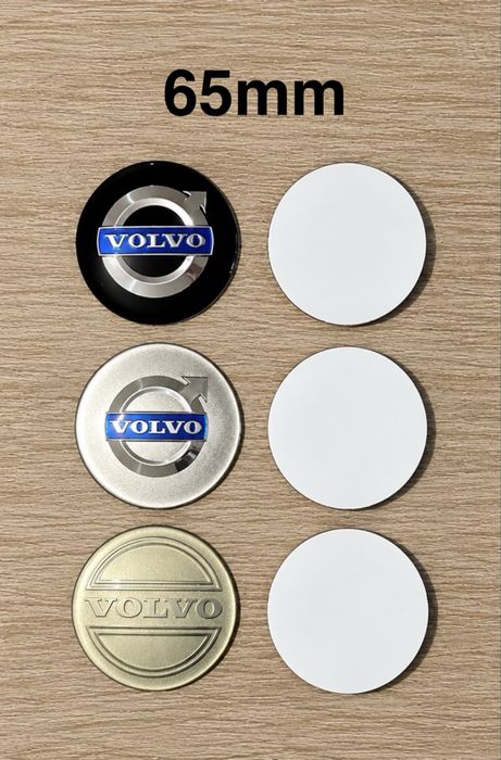 Conjunto 4 Centros Volvo  56mm 60mm 64mm 65mm 68mm 75mm