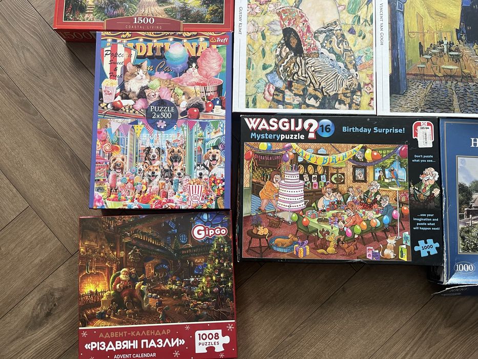 Пазли від 500шт до 1500шт