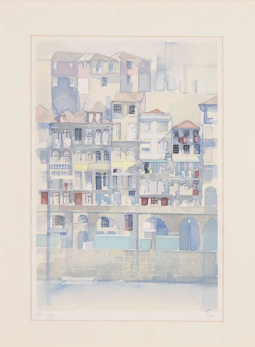 Serigrafia Paulo Ossião - Ribeira Porto