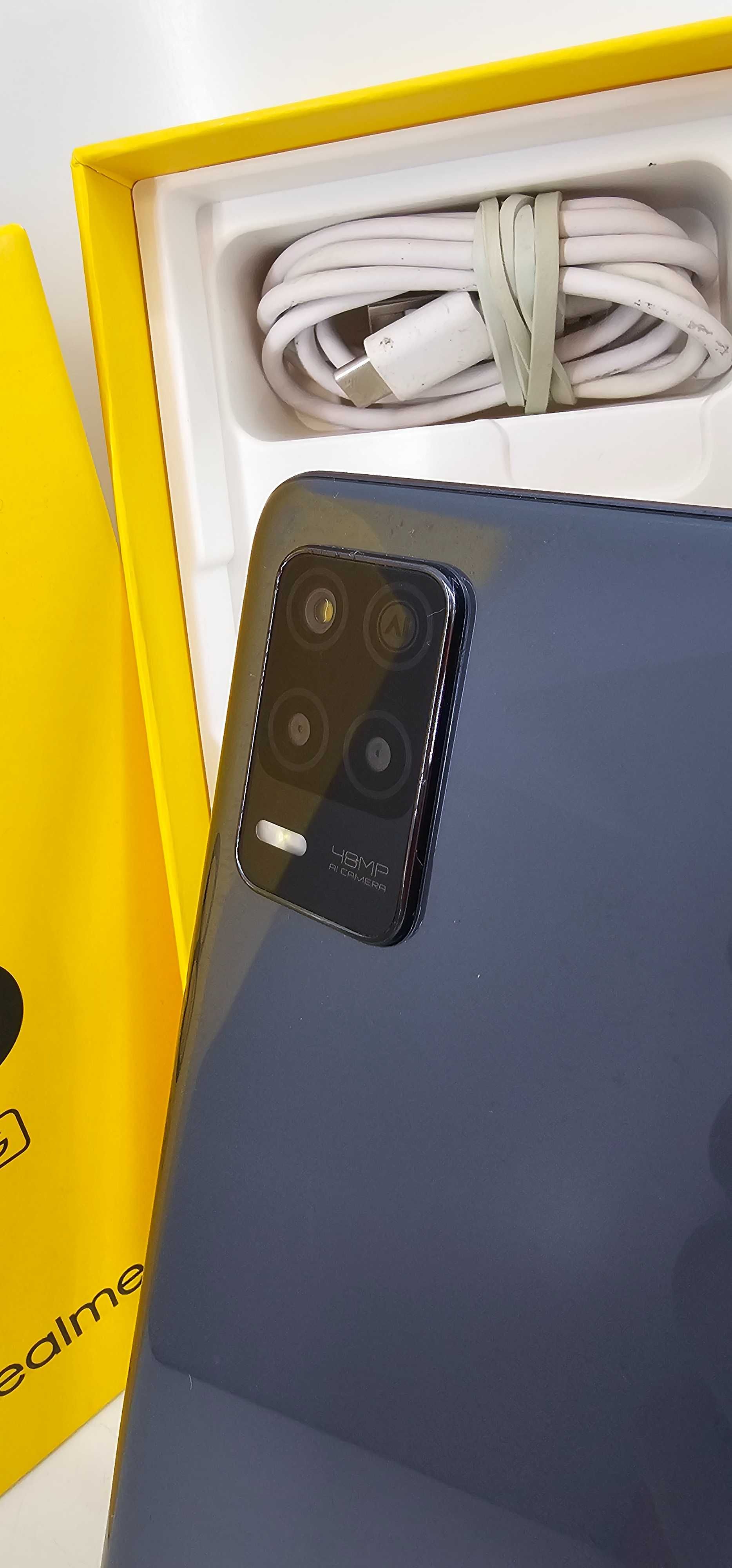 Realme 8 5G Dual Sim 4GB/64GB Supersonic Black RMX3241 Komplet Ruda ...