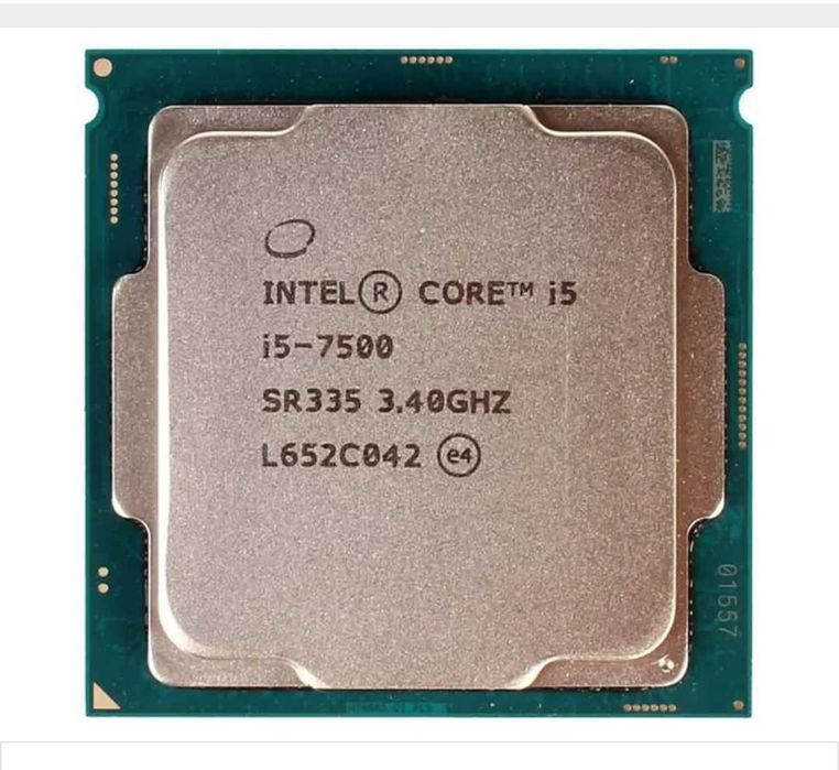 Процессор  Intel Core i5-7500, 3.4-3.8GHz