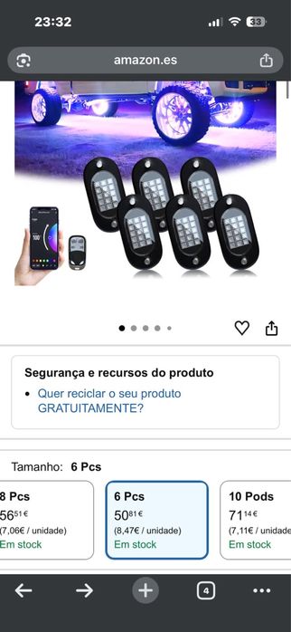 Led RGB para carro
