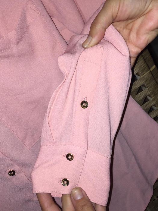 Camisa de sra em rosa