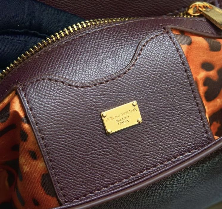 Сумка dolce&gabbana d&b sicily шоколадна