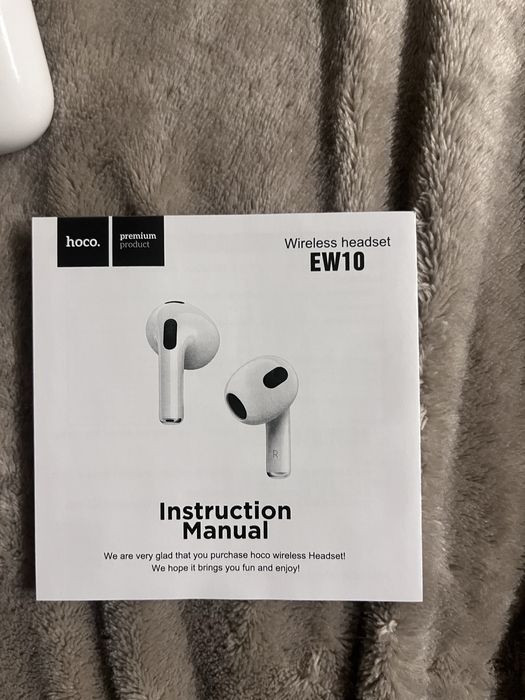 КЕЙС!!Безпроводные наушники hoco airpods