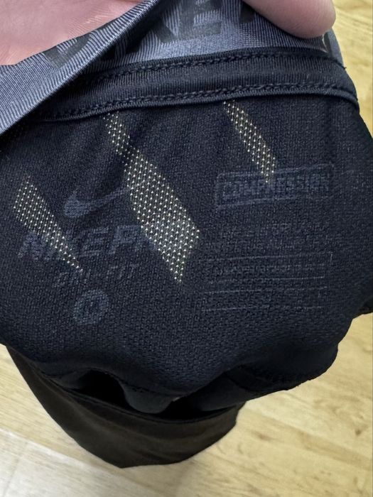 Nike Pro dri-fit compression майка безрукавка M размер спортивная черная