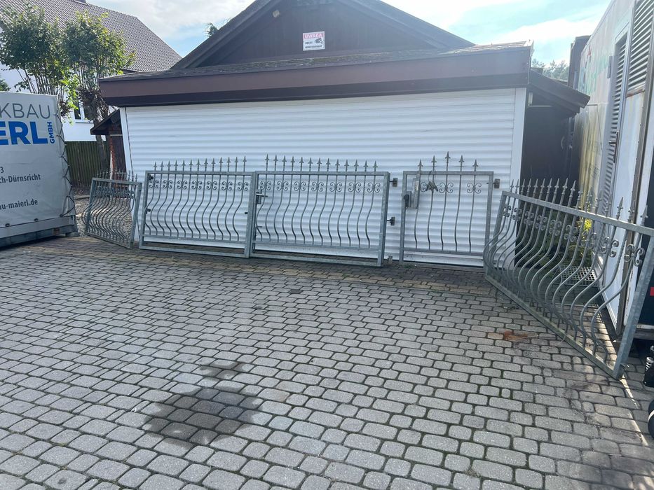 Brama, furtka i przęsła OCYNK – ciężkie, 9 metrów zestaw