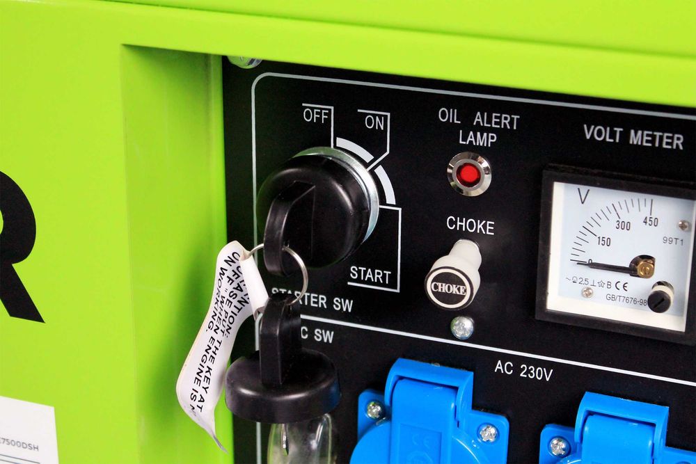 Generator Agregat Prądu AVR Diesel 6,25kVA 230/400V prądotwórczy 3faz