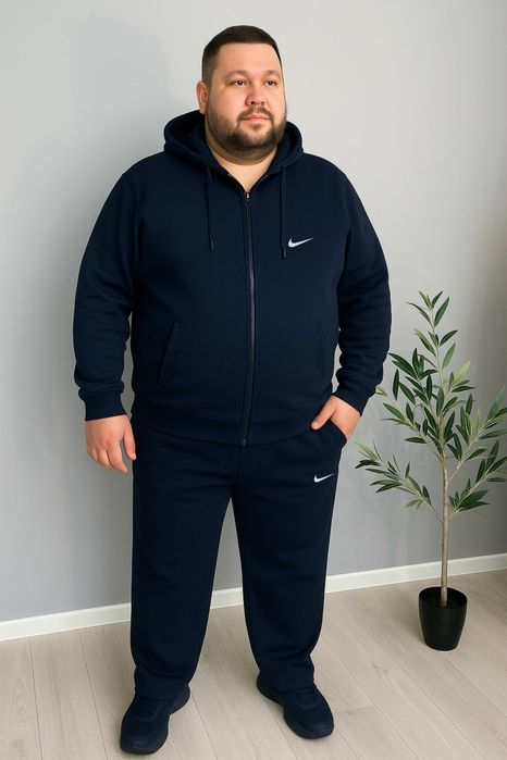 Теплий на флісі чоловічий спортивний костюм з начісом