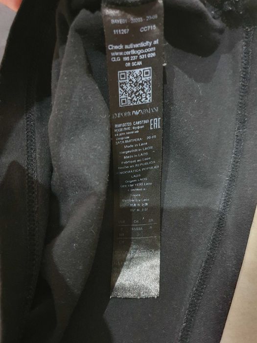 Emporio Armani t-shirt damski rozmiar S