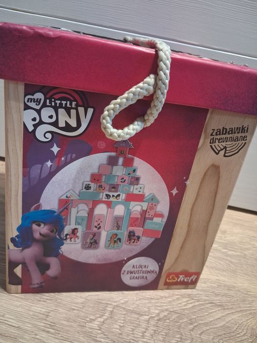 My little pony- klocki drewniane NOWE