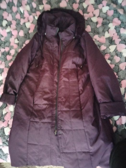 Зимове  пальто великого розміру