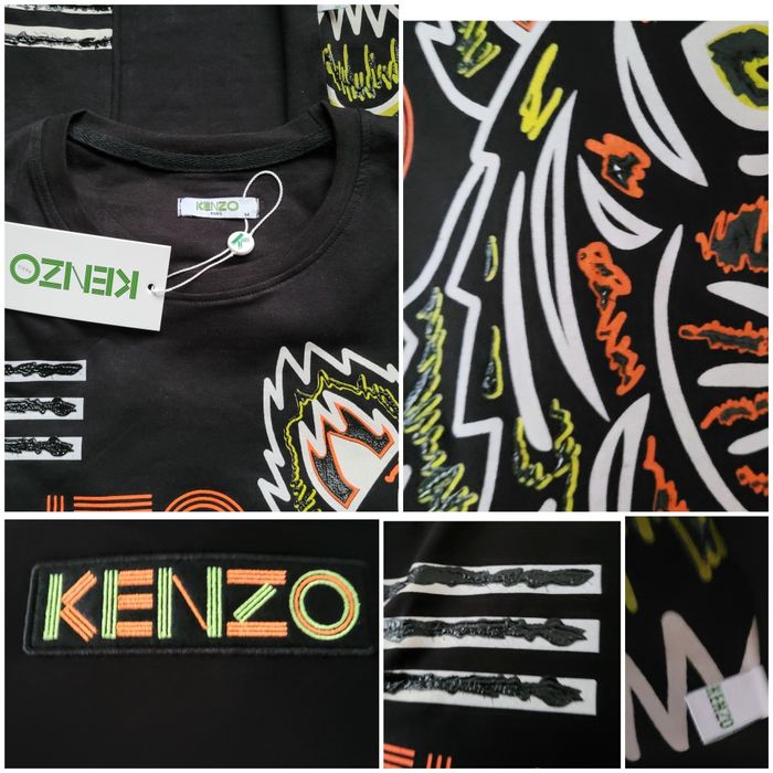 Koszulka T-Shirt męski KENZO Paris czarna