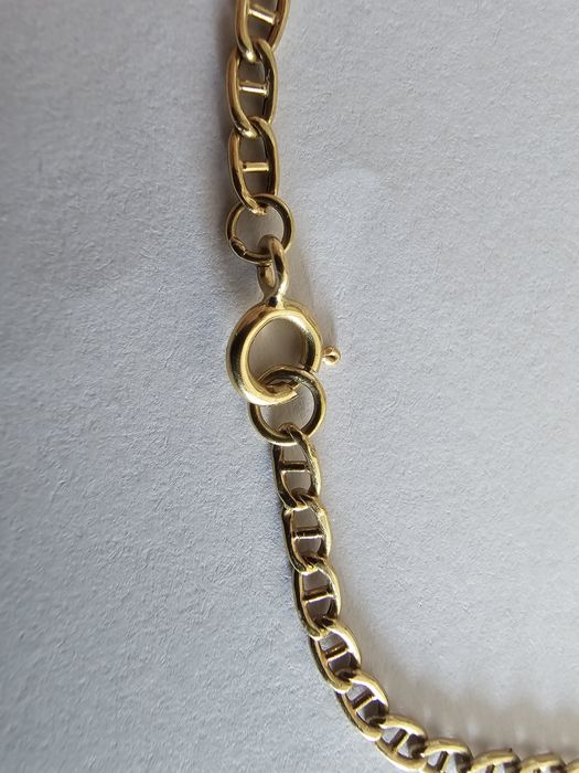 Pulseira ouro 18k com boneco