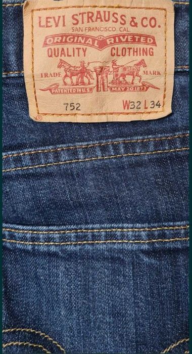 Чоловічі джинси Levi's 752 W32 L34