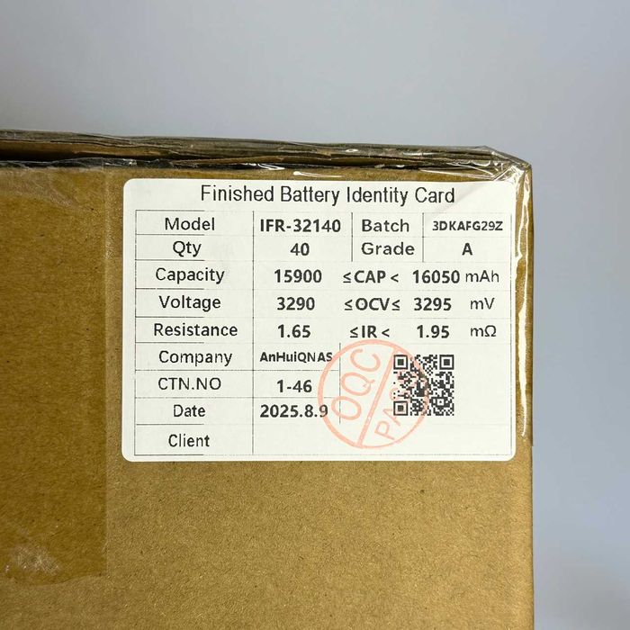 Акумулятор QNAS 32140 15Ah 3.2V LiFePO4