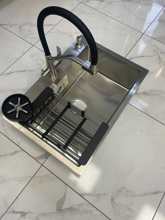 Мийка Luminex 6545 + кран з підключенням до фільтра Kroner+ополіскувач