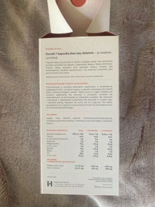 Maślan sodu Forte healthlabs CARE