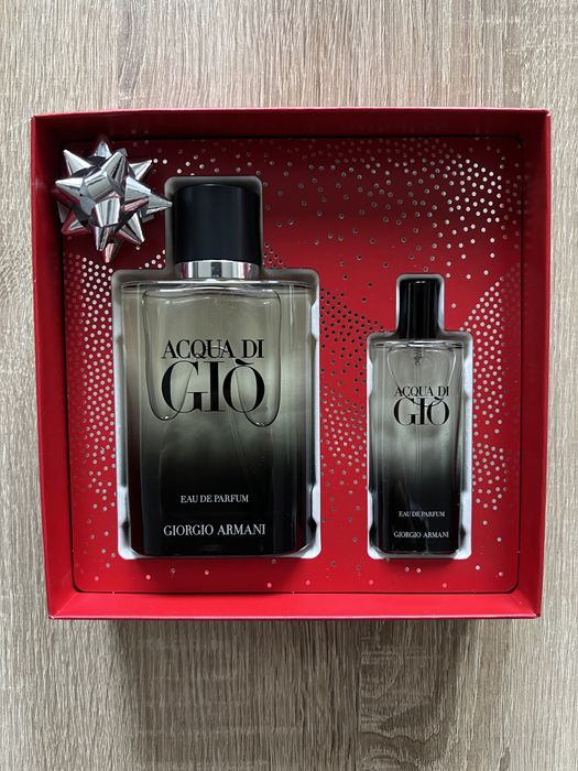 Acqua di Gio Giorgio Armani zestaw prezentowy + kosmetyczka