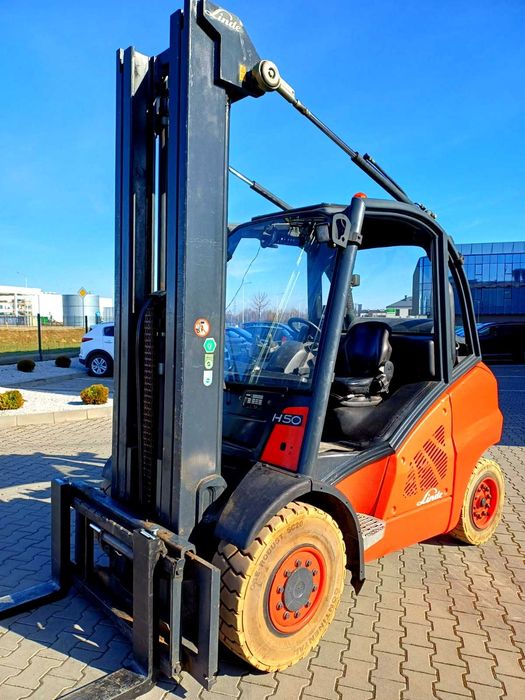 Wózek Linde H50T 6300mm Triplex FV23%