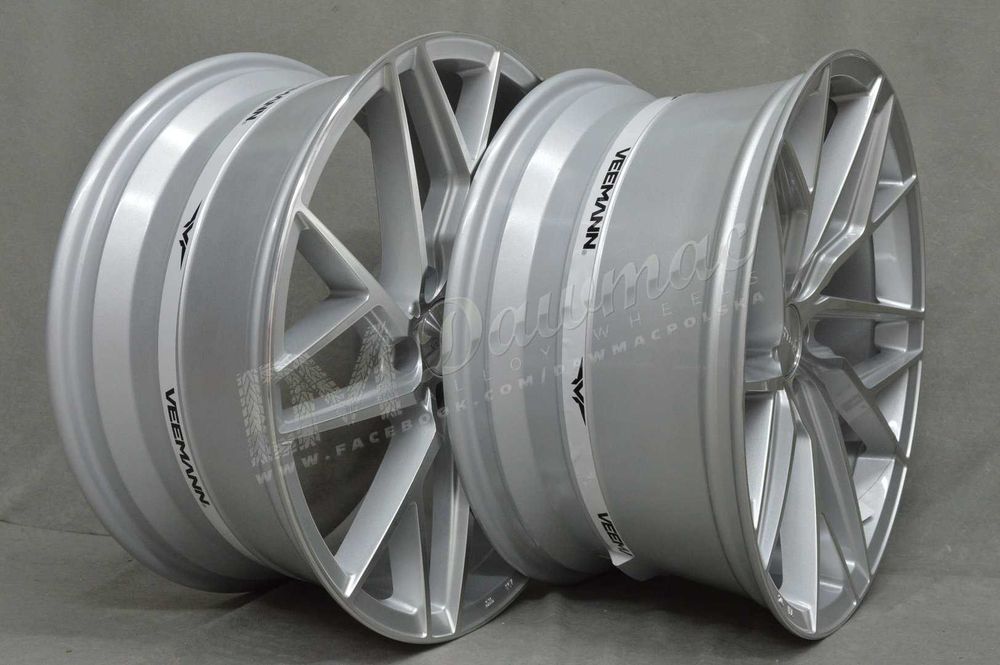 Felgi VEEMANN V-FS44 19'' 8,5J ET35 + 9,5J ET42 5x120 Silver Machined