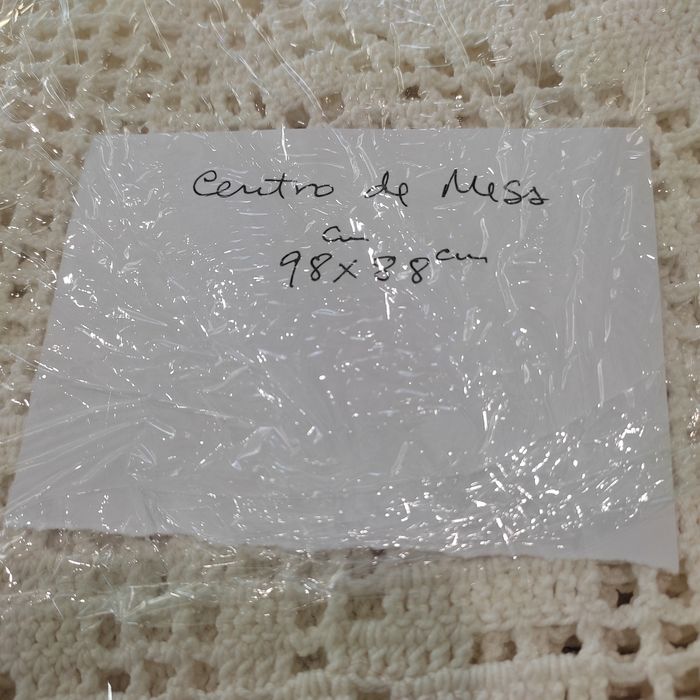 Centro de mesa em crochê