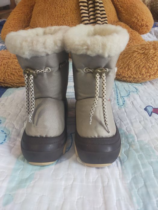 Зимові чоботи Demar Little Lamb бежевого кольору