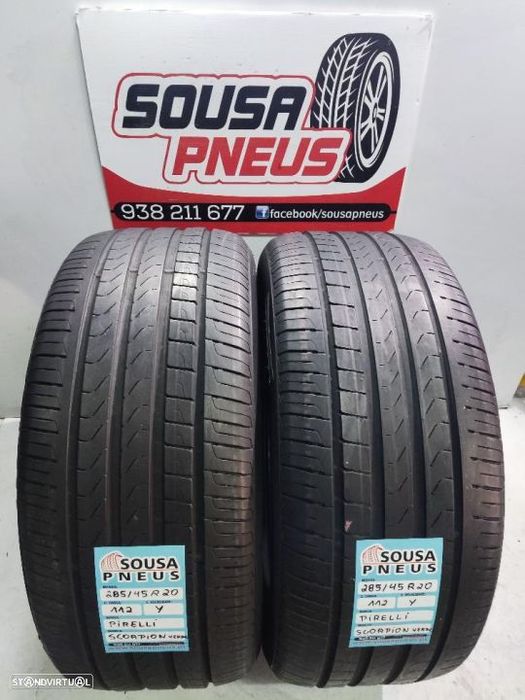 2 pneus como novos 285-45r20 pirelli - oferta dos portes