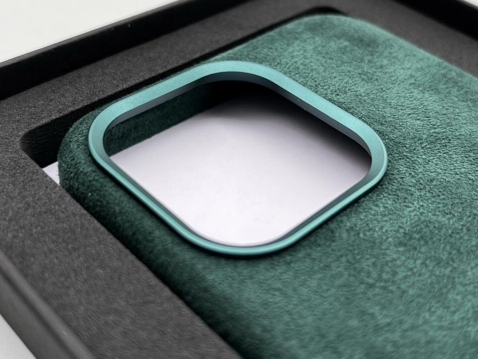 Nowy Case Etui Iphone 15 pro max Alcantara