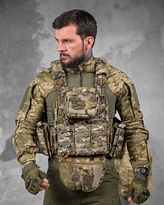 Оригінал плитоноска ARTEX мультикам з підсумками, плитоноска мультикам