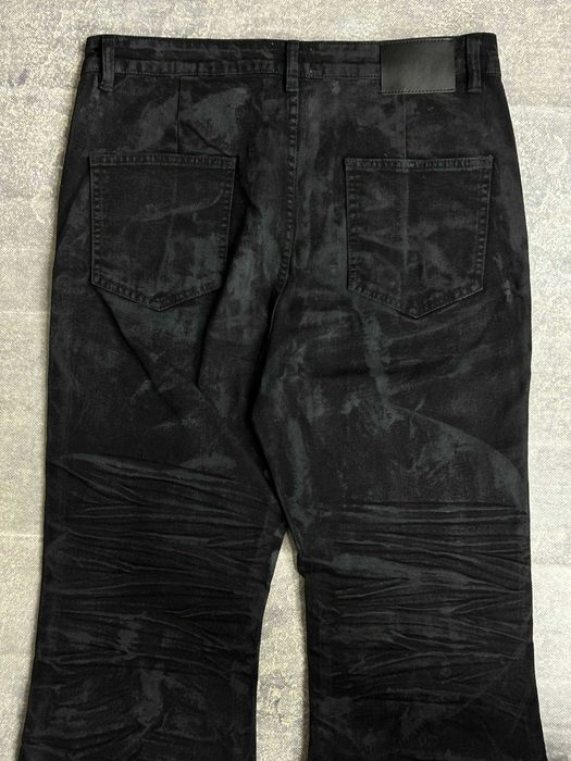 Джинси чорні штани черные flared клеш джинсы кльош jeans draping S M L