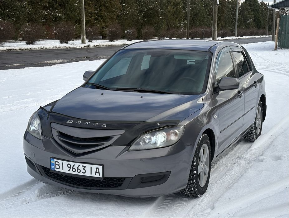 Продам Mazda 3 2007 рокy Avtomat! 
 Стан авто гарний та збережений. Без ДТП! По кузову рівна та красива,абсолютно ціле авто!Двигун 1.6Mpi працює гарно.В ходу тиха, без постороніх стуків!
По двигуну замінена цеп ГРМ у комплекті з усіма натяжниками,відрегульовано клапана,нові свічки,новий антифриз.Автомат перемикає відмінно! АКПП звичайний гідротрансформатор!Замінено масло у коробці! Встановлено та вписано ГБО-4.По електриці без помилок,весь функціонал працює! Пічка гріє кондиціонер холодить.Салон чистий у гарному стані.Led-світло. Нові зимові шини!