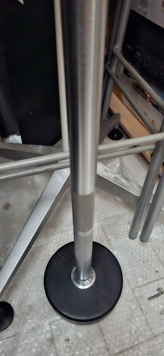 Barra Peso Fixo 20Kg BOOMFIT + Halter 15kg Newfit de musculação