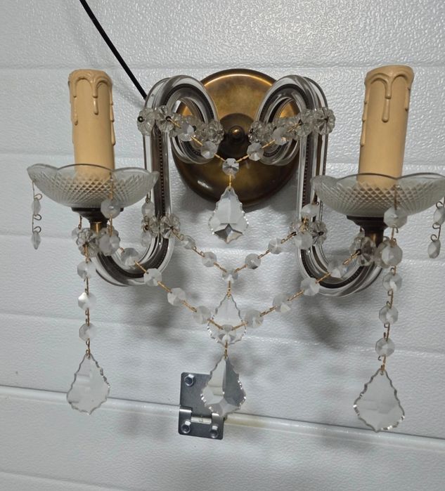 Candeeiro de parede cristal