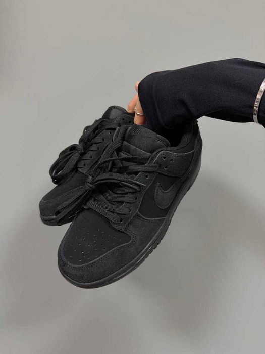 !SALE! Nike SB Dunk Nubuk Full Black 36 37 38 39 40 41 42 43 44 45
