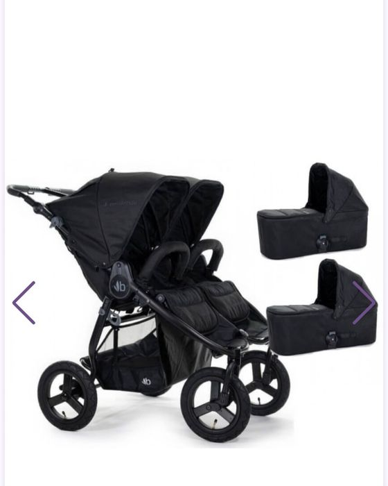 Коляска для двійні 2в1 Bumbleride I ndie Twin Matt +подарунок