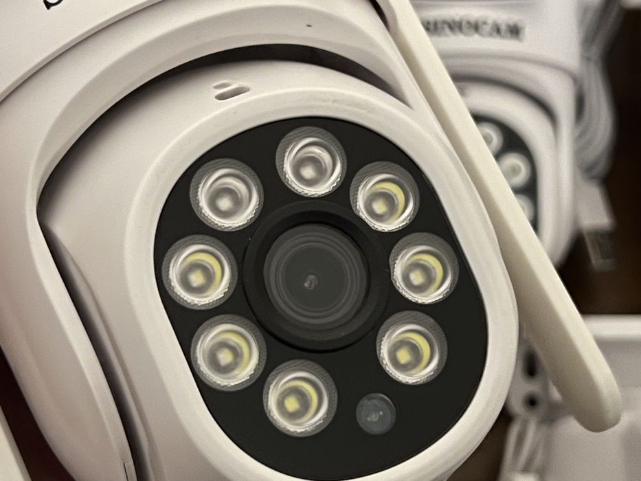 Вулична подвійна IP66 12мп Wi-Fi камера відеоспостереження топ краща