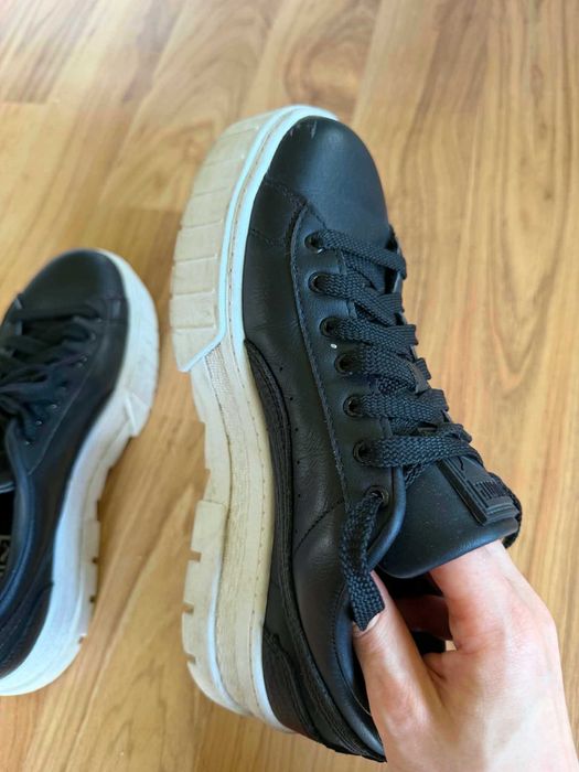 Sneakersy Puma mayze classic czarne 39 skórzane