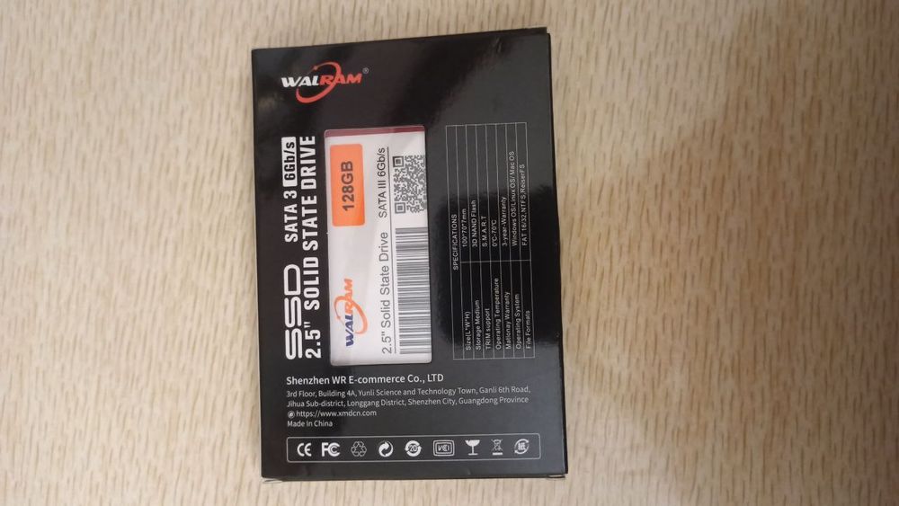 SSD Walram 128 ГБ 2.5" SATA III — новий