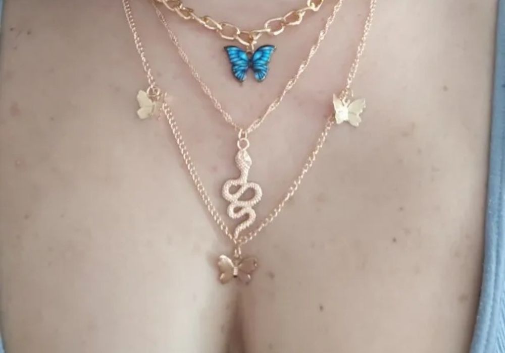 Conjunto de 3  Colares Gold Style