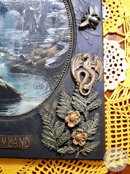 Ręcznie wykonany panel dekoracyjny – baśniowy świat