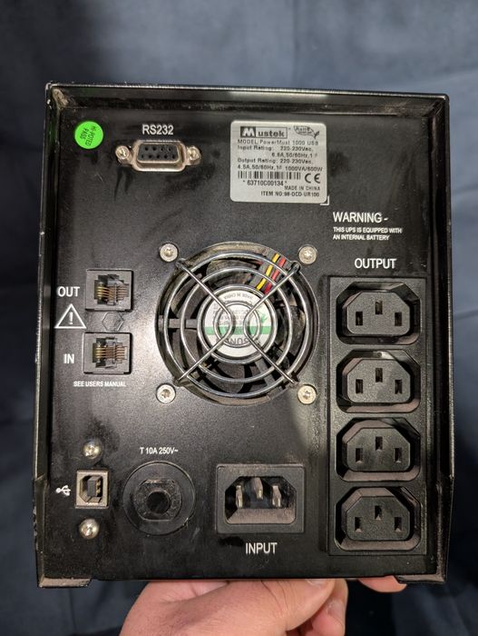 Безперебійник PowerMust 1000 Usb ИБП UPS