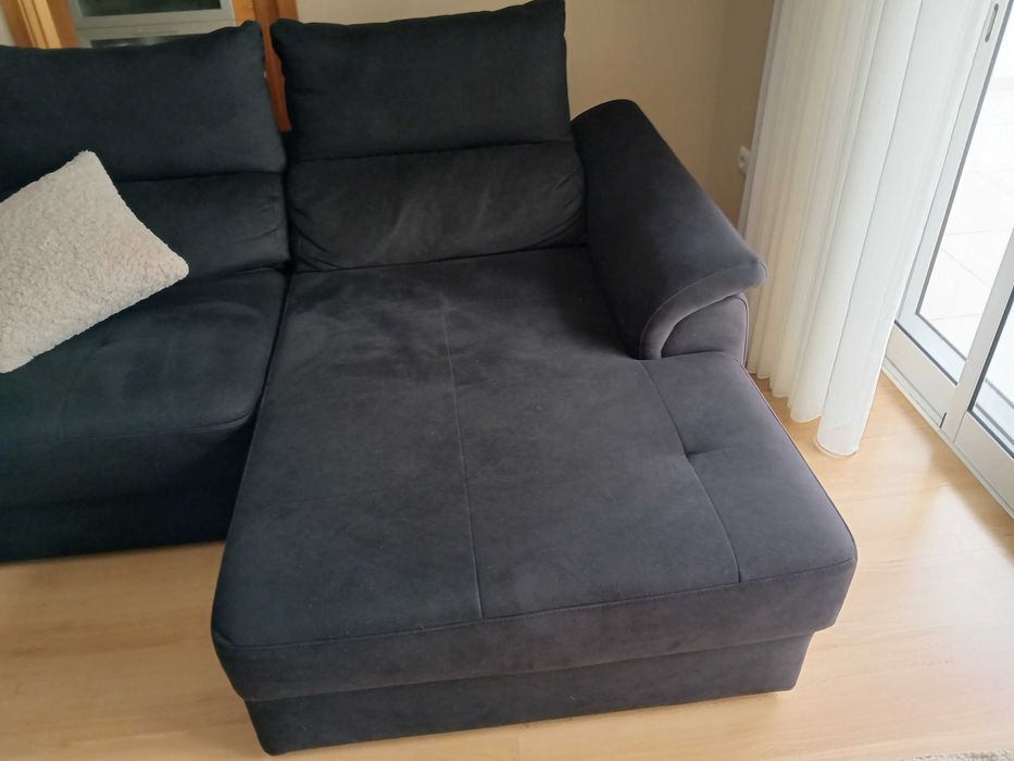 Sofá-chaise longue em excelente estado